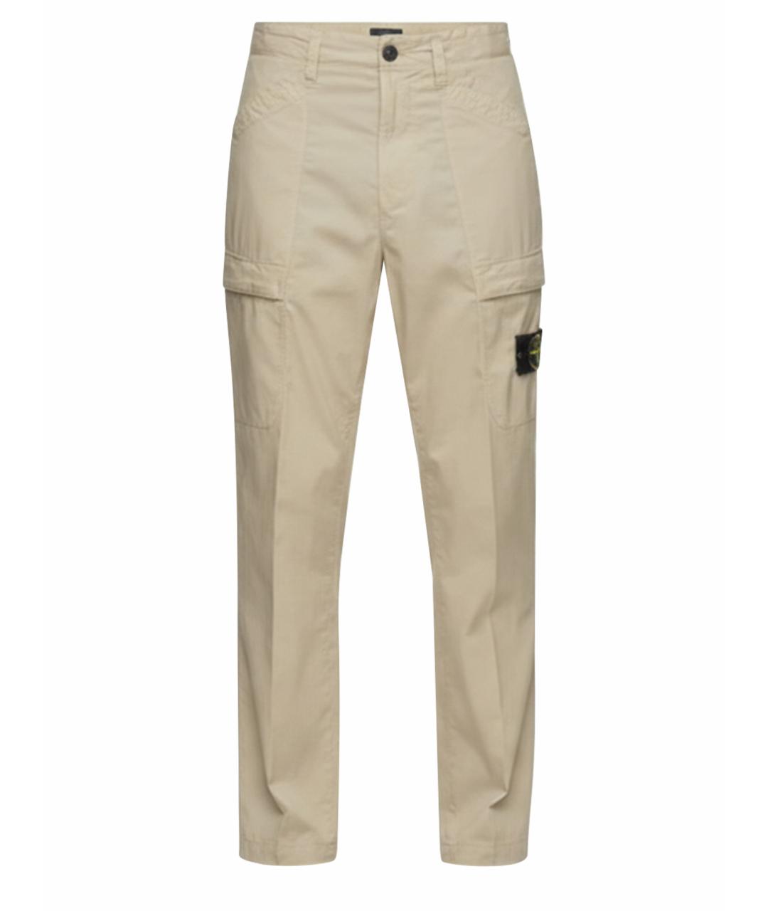 STONE ISLAND Хаки повседневные брюки, фото 1