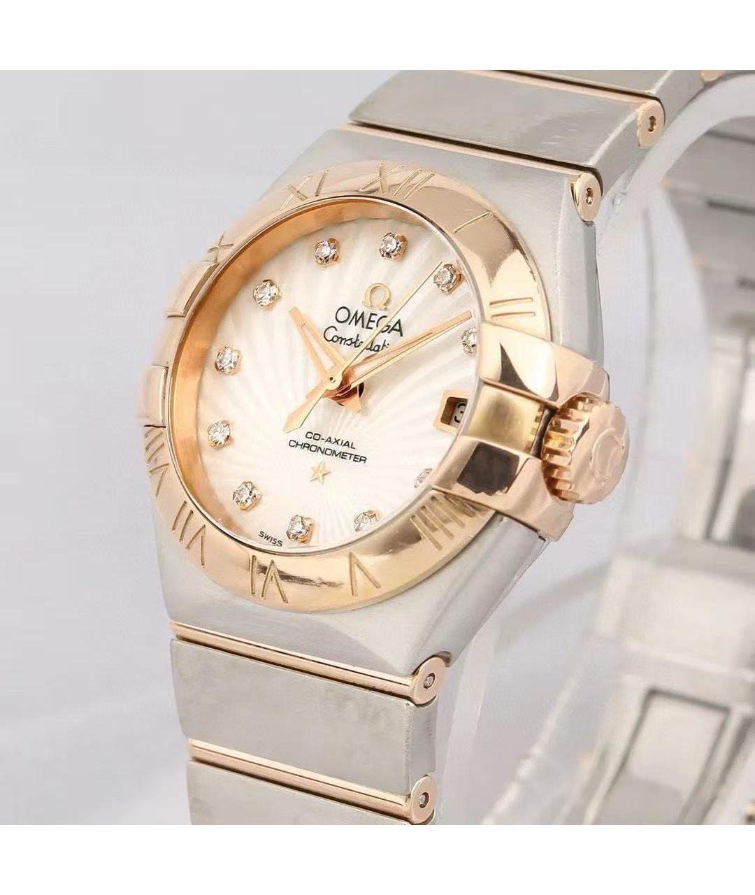 OMEGA Часы из розового золота, фото 3