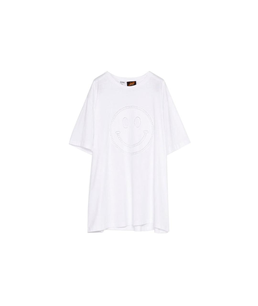 LOEWE Белая хлопковая футболка, фото 1