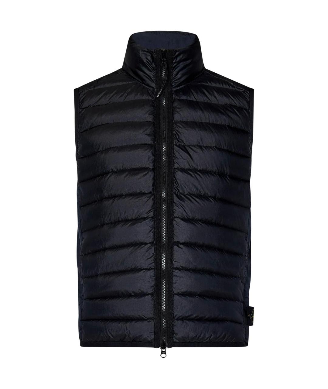 STONE ISLAND Темно-синий жилет, фото 1