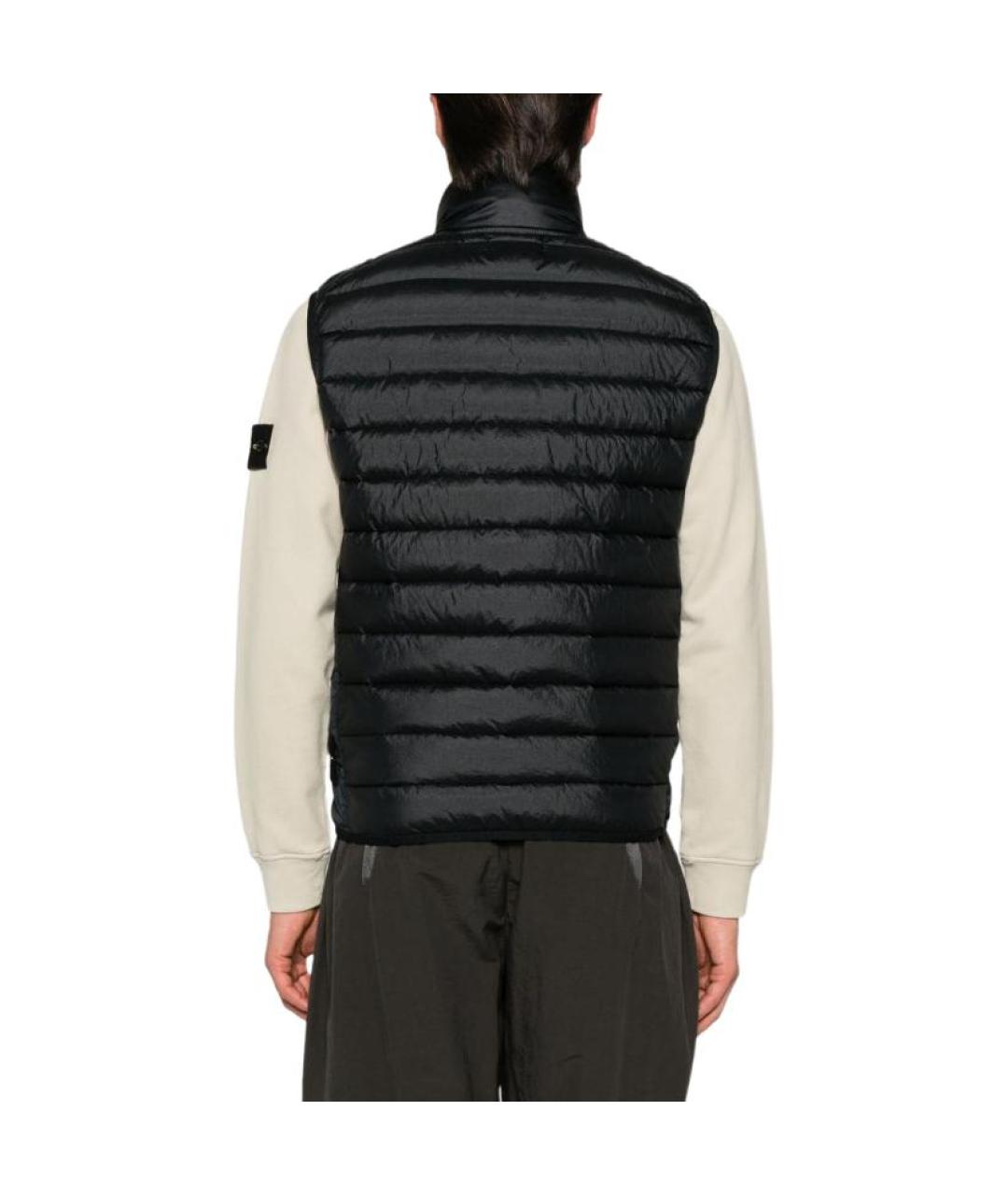 STONE ISLAND Темно-синий жилет, фото 5