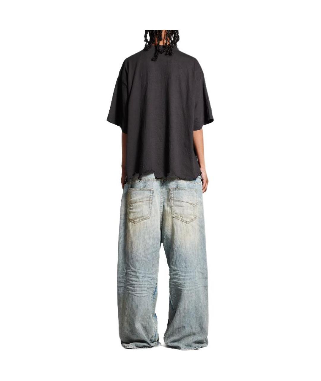 BALENCIAGA Черная футболка, фото 4