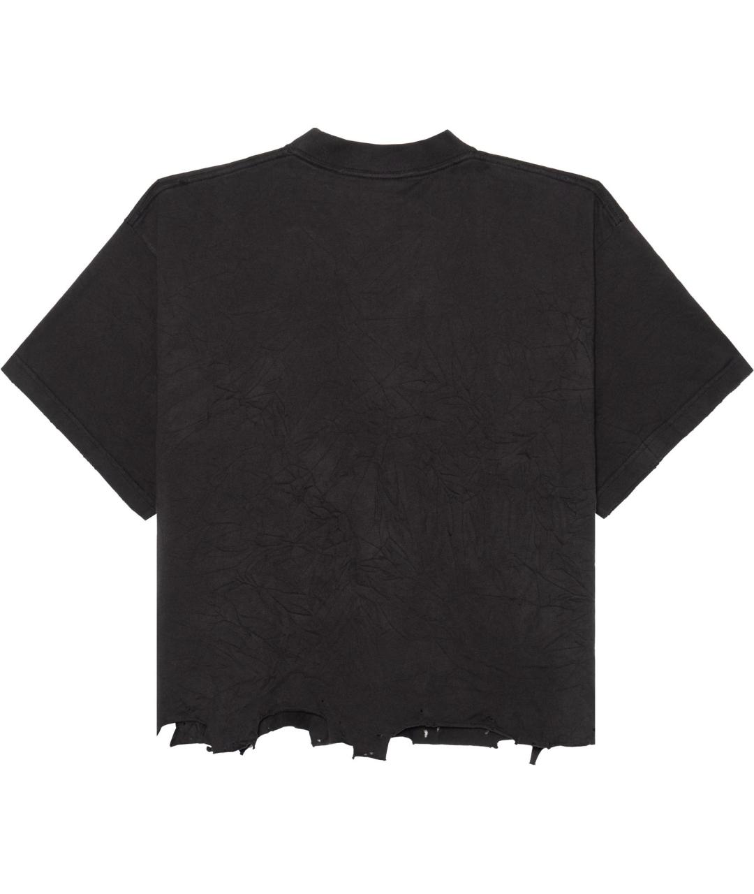 BALENCIAGA Черная футболка, фото 2