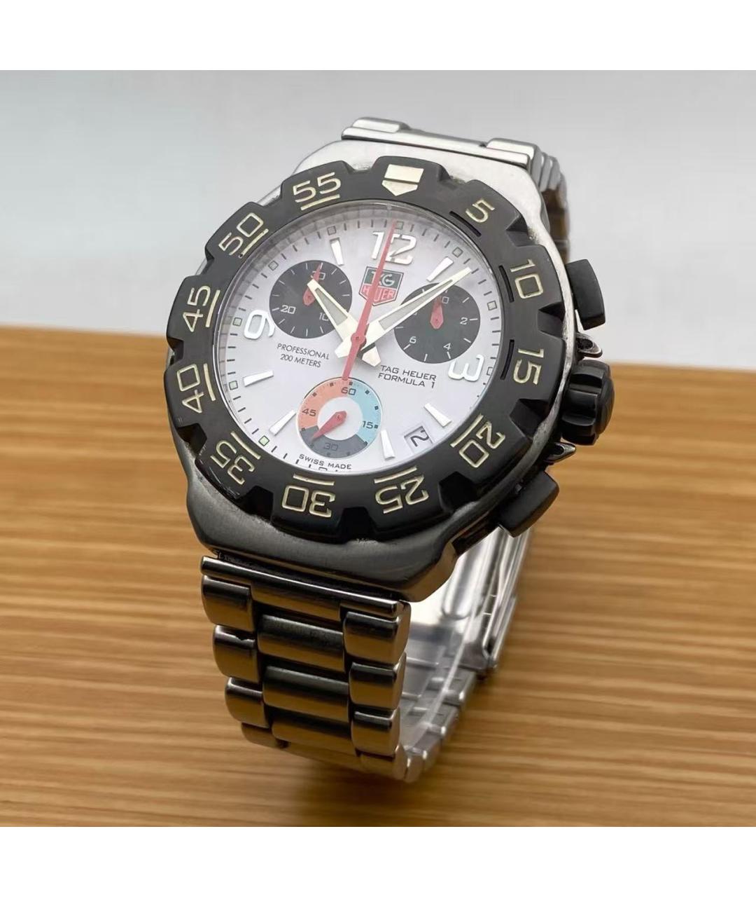 TAG HEUER Серебряные часы, фото 3