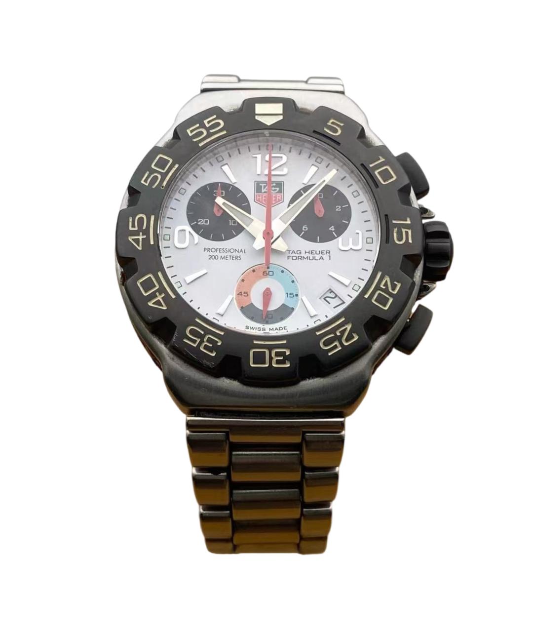 TAG HEUER Серебряные часы, фото 1