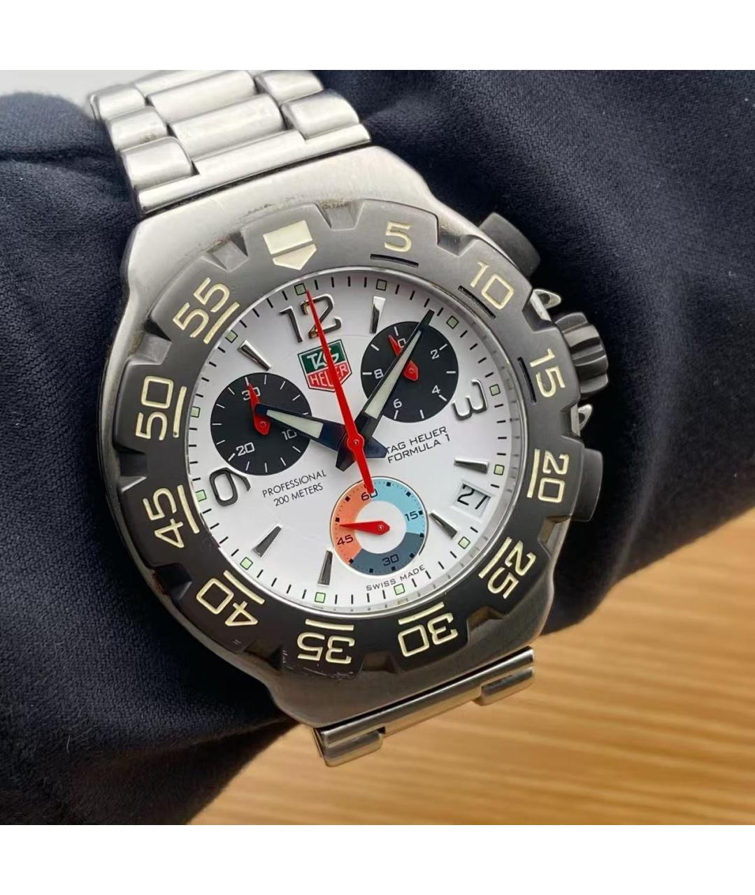 TAG HEUER Серебряные часы, фото 7