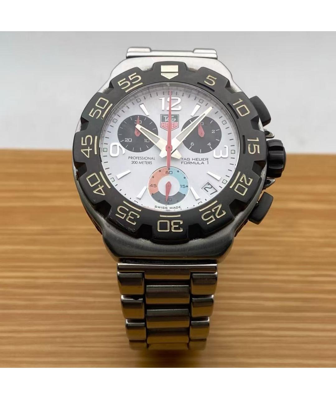 TAG HEUER Серебряные часы, фото 2
