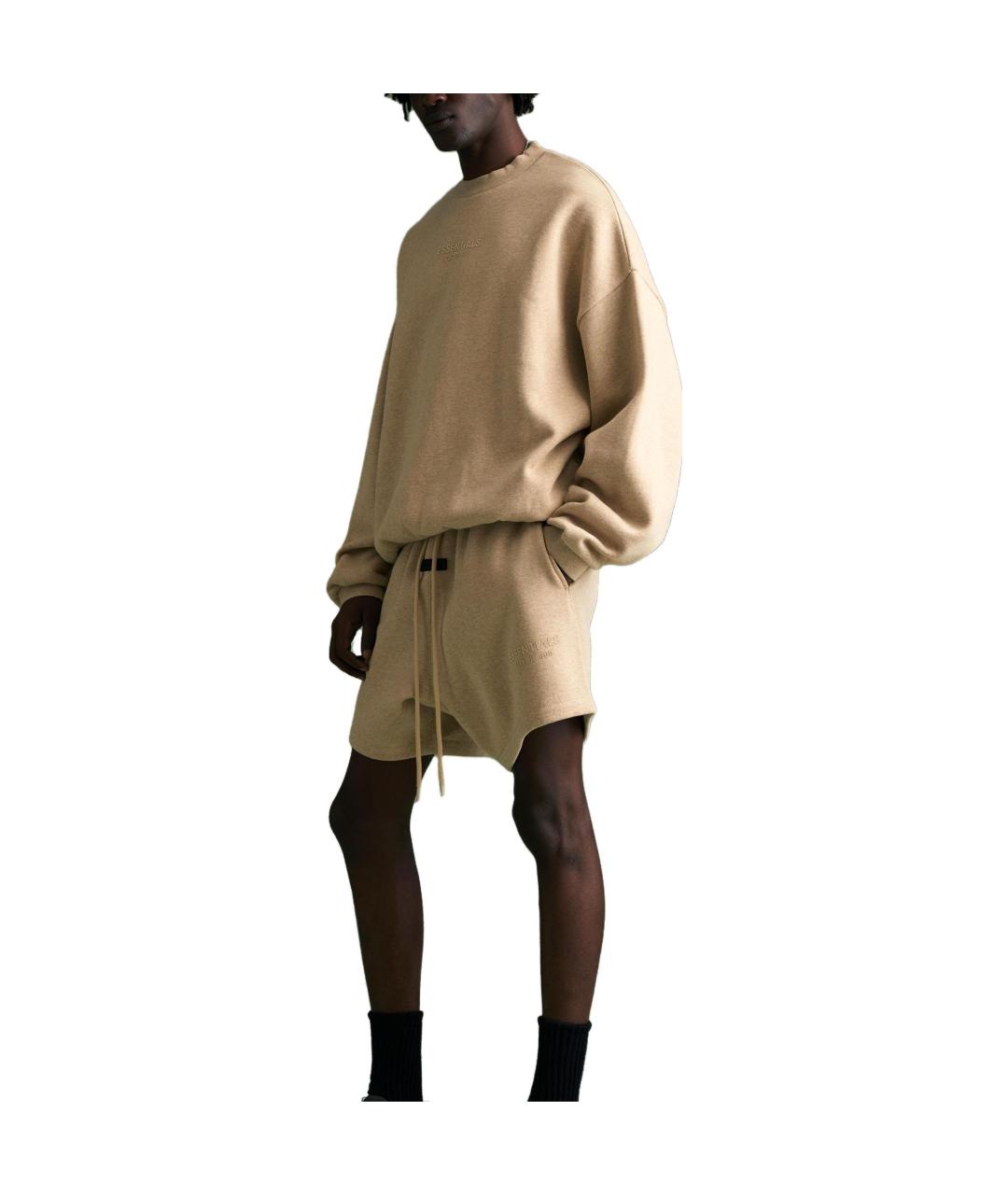 FEAR OF GOD ESSENTIALS Бежевые шорты, фото 4