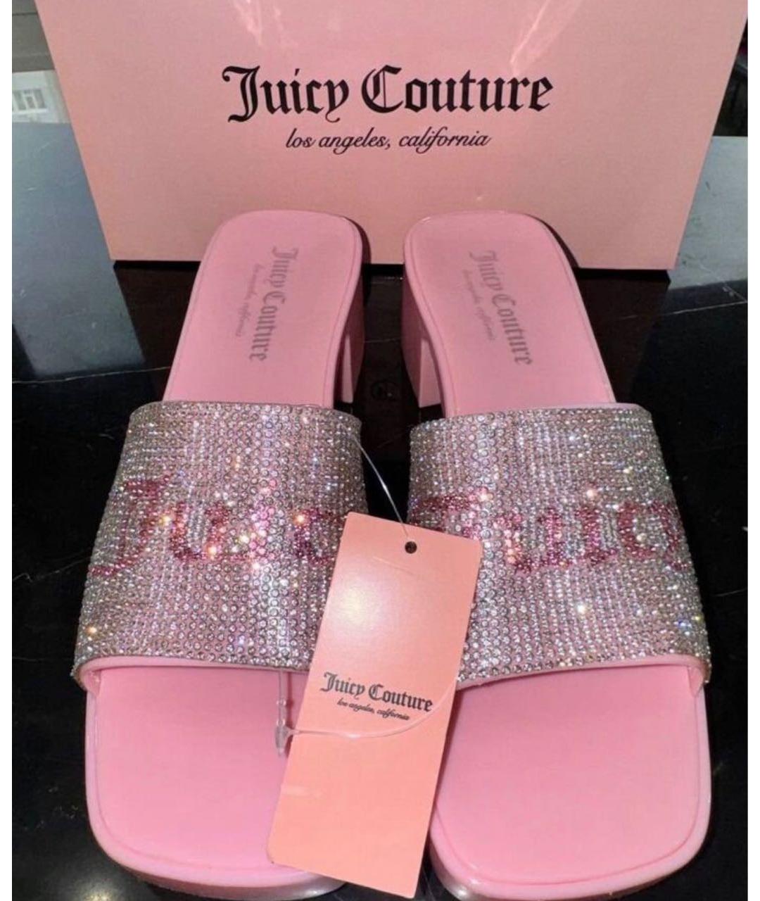 JUICY COUTURE Розовые мюли, фото 3