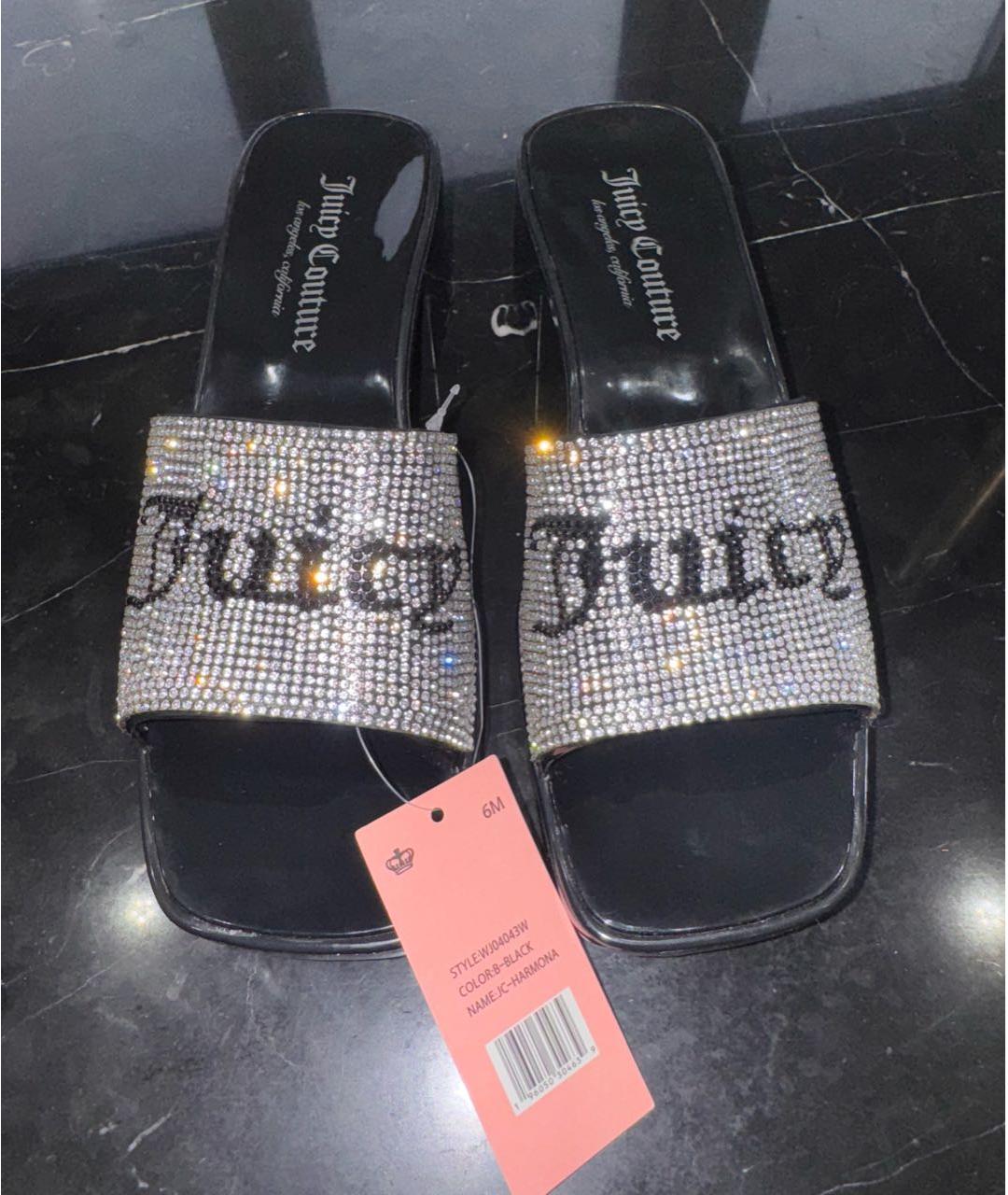 JUICY COUTURE Черные мюли, фото 5