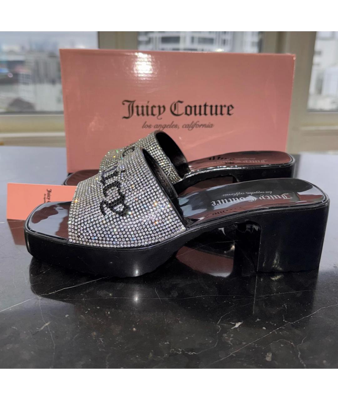JUICY COUTURE Черные мюли, фото 9