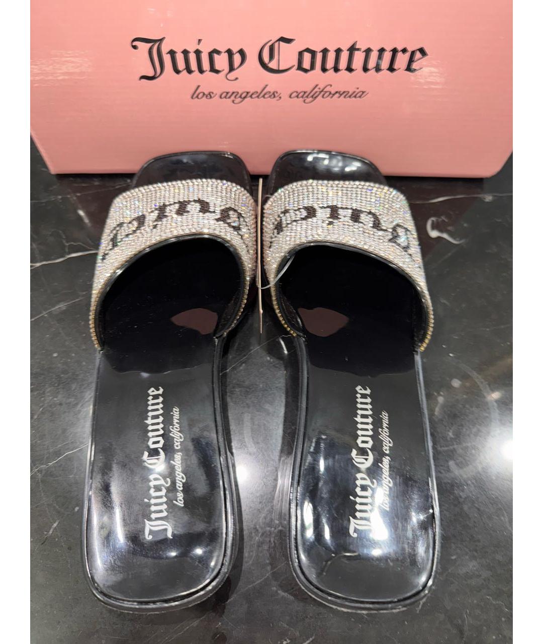 JUICY COUTURE Черные мюли, фото 3