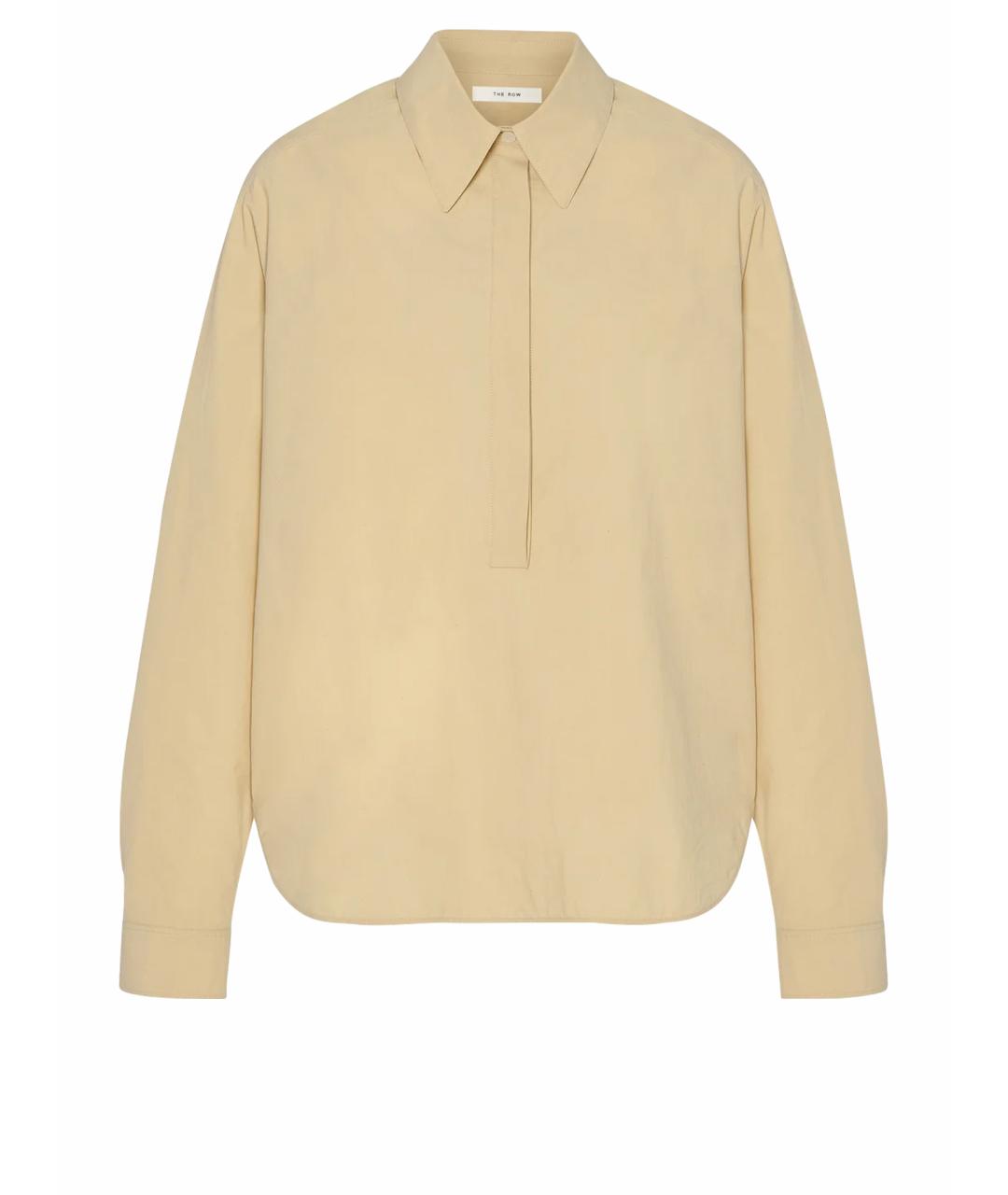 THE ROW Бежевая хлопковая рубашка, фото 1