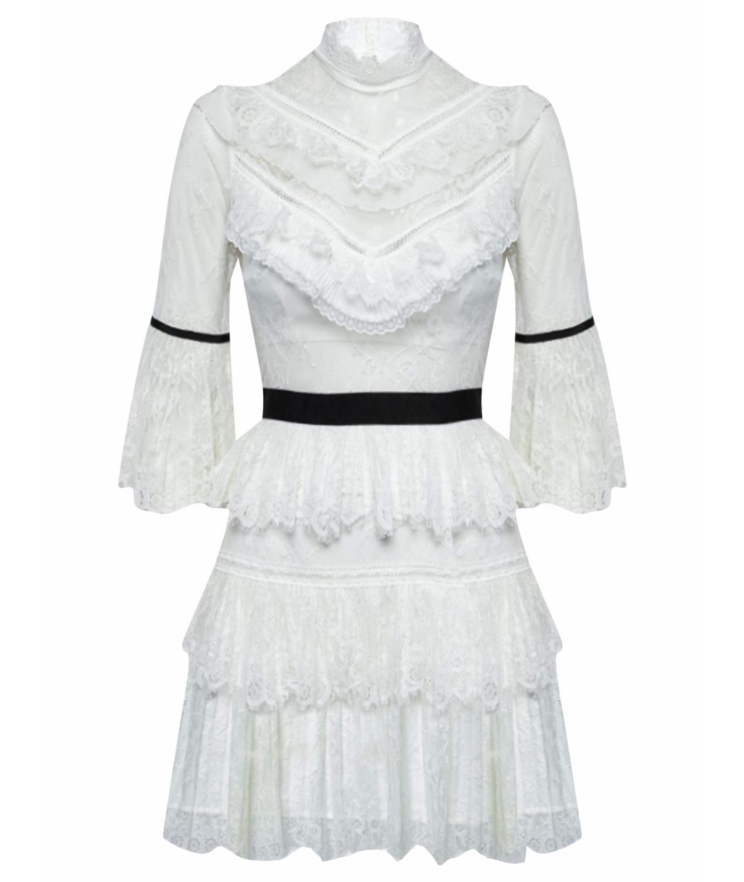 SELF-PORTRAIT Белое коктейльное платье, фото 1