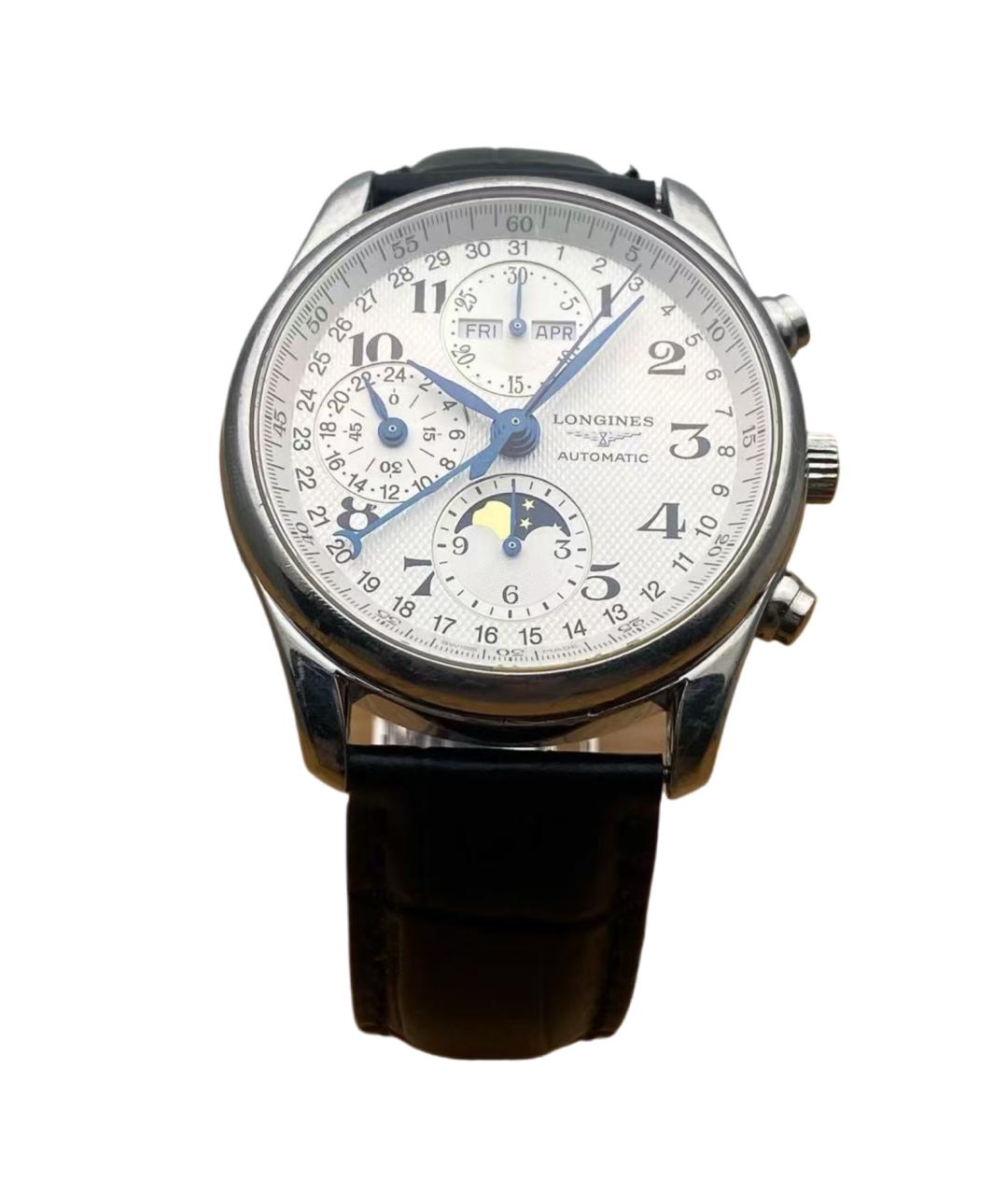 LONGINES Серебряные стальные часы, фото 1