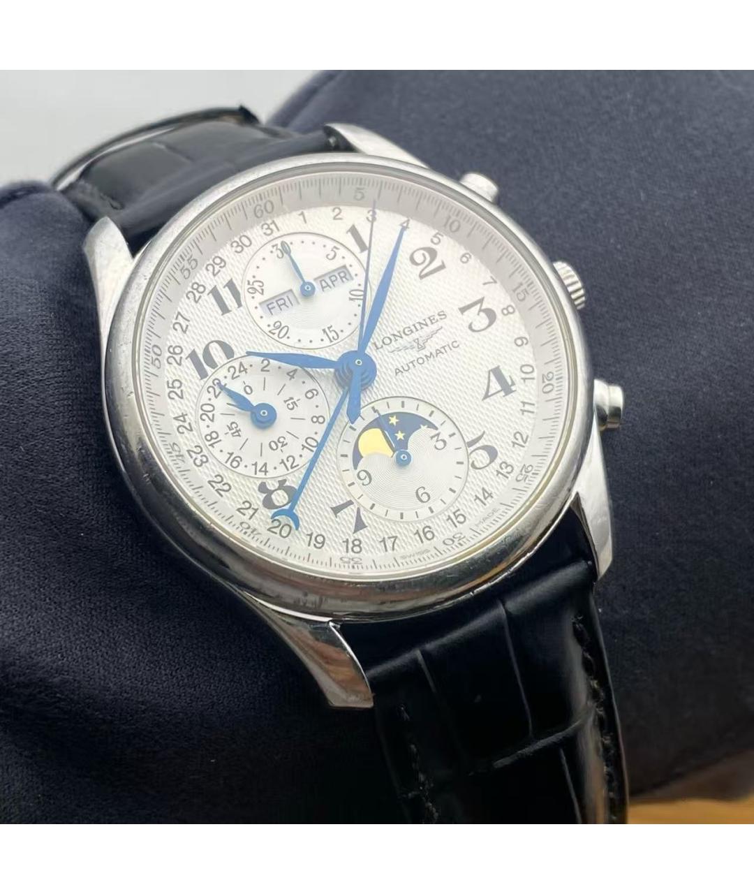 LONGINES Серебряные стальные часы, фото 5