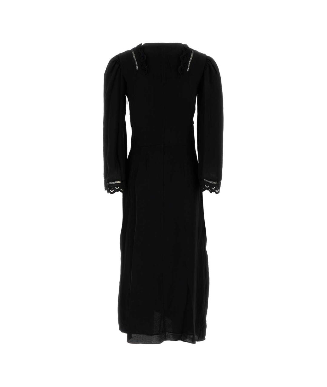 ISABEL MARANT Черное креповое повседневное платье, фото 2