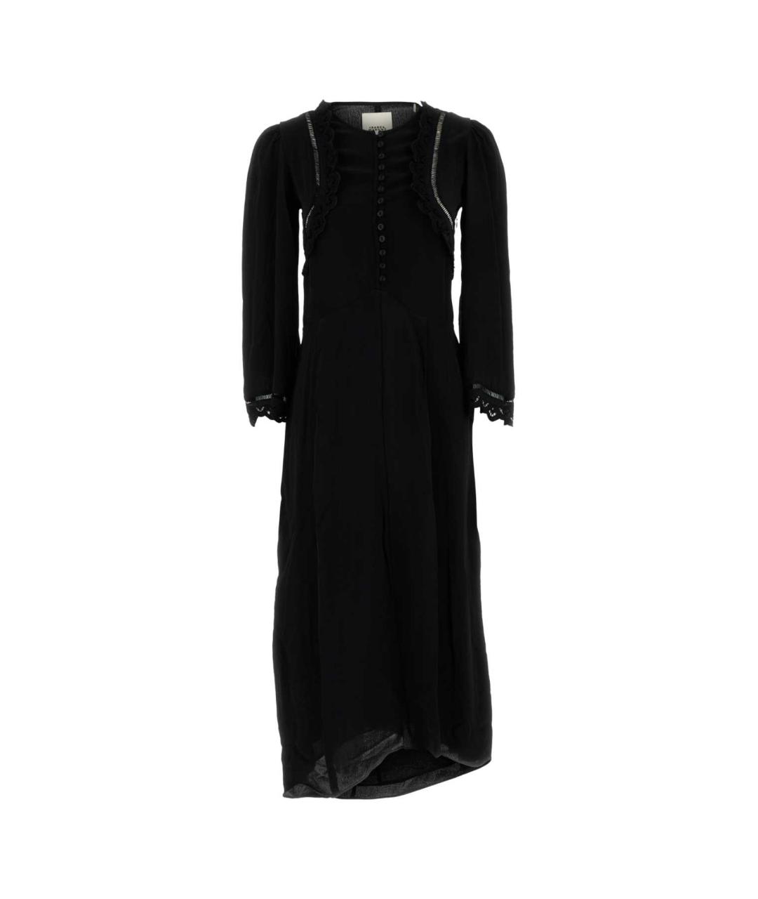 ISABEL MARANT Черное креповое повседневное платье, фото 1