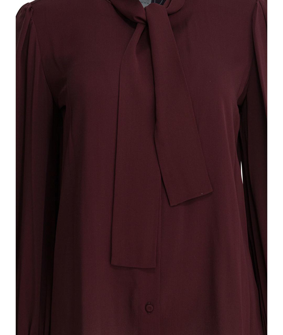 MAX MARA Красная шелковая рубашка, фото 3