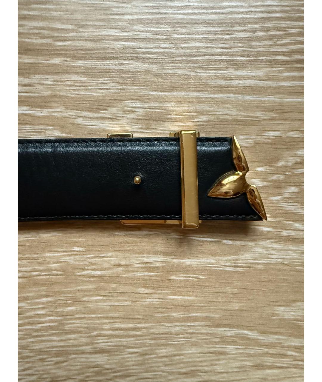 LOUIS VUITTON Черный ремень, фото 8