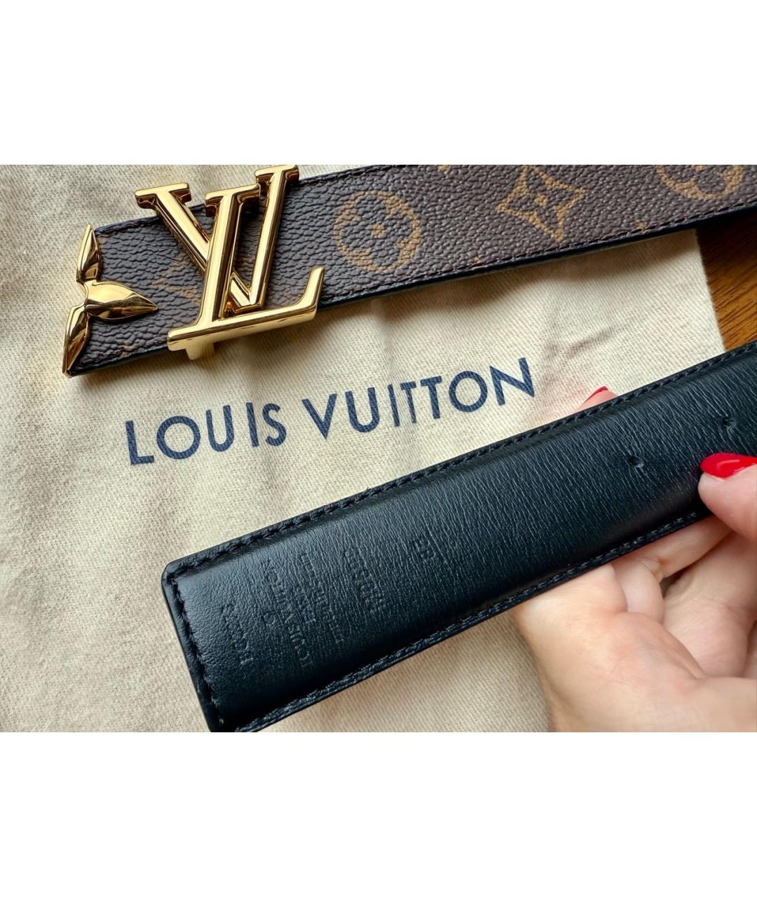 LOUIS VUITTON Черный ремень, фото 5