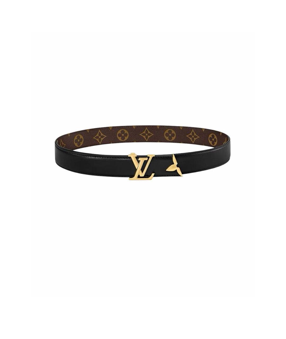 LOUIS VUITTON Черный ремень, фото 2