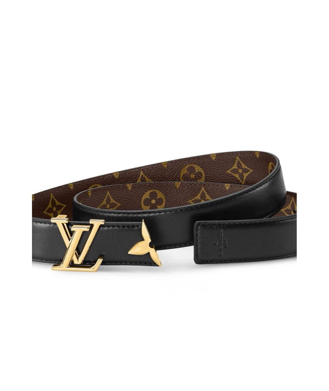 LOUIS VUITTON Черный ремень, фото 3