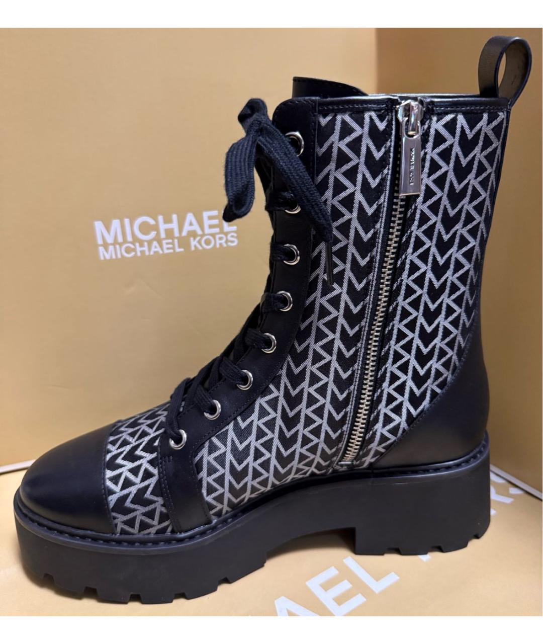 MICHAEL KORS Черные ботинки, фото 5