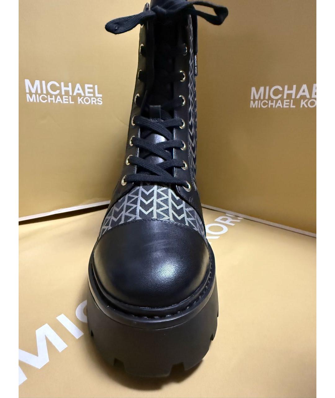 MICHAEL KORS Черные ботинки, фото 4