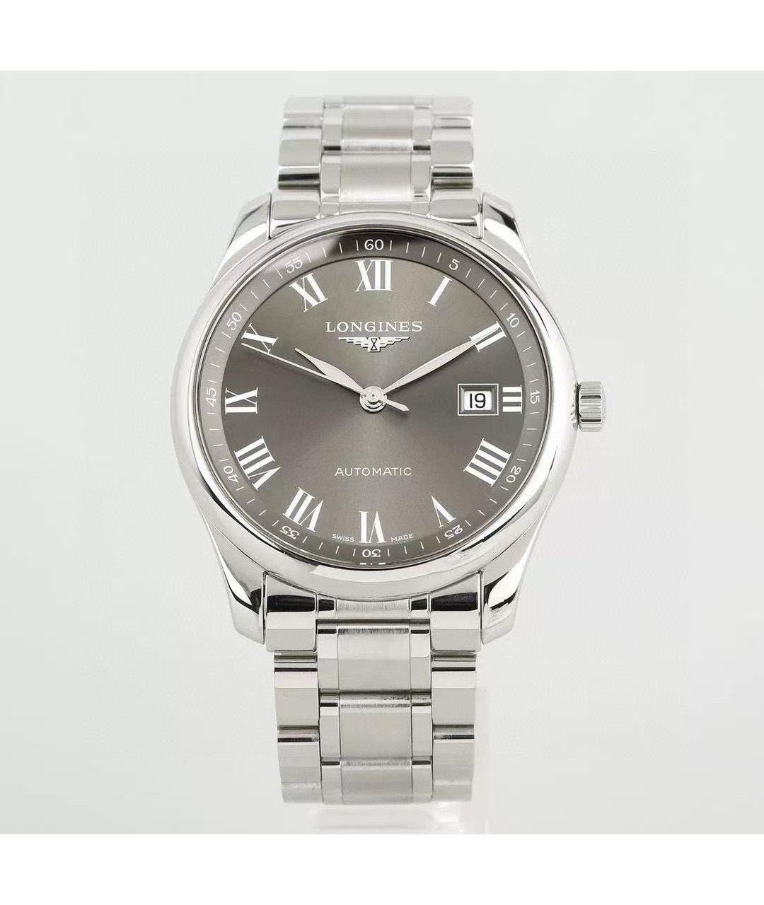 LONGINES Серебряные стальные часы, фото 2