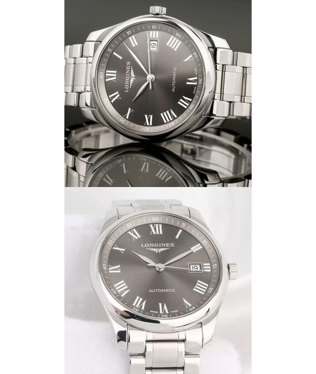 LONGINES Серебряные стальные часы, фото 5