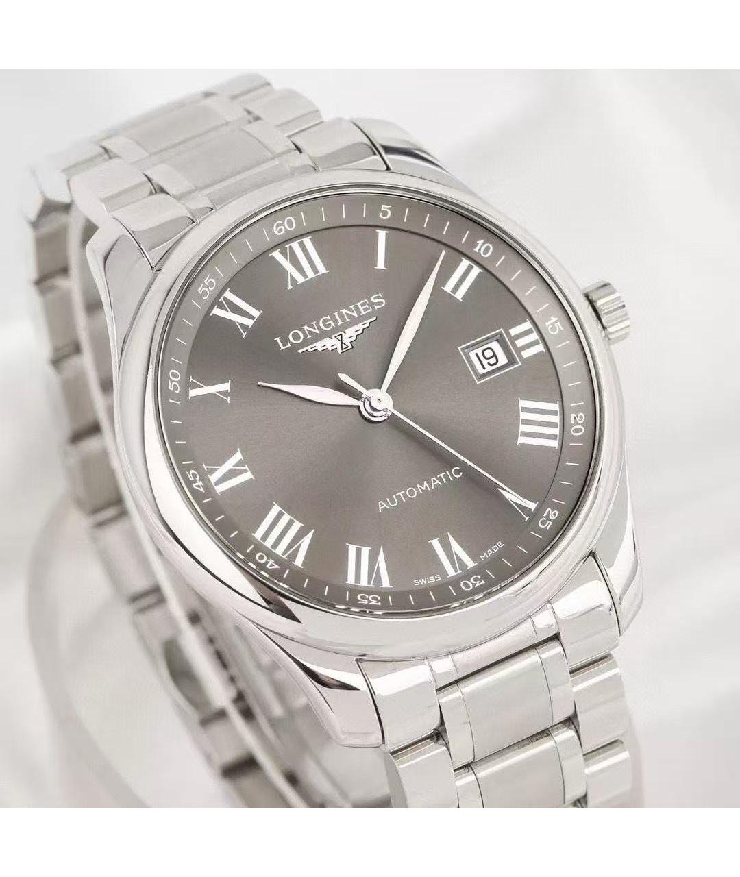 LONGINES Серебряные стальные часы, фото 4