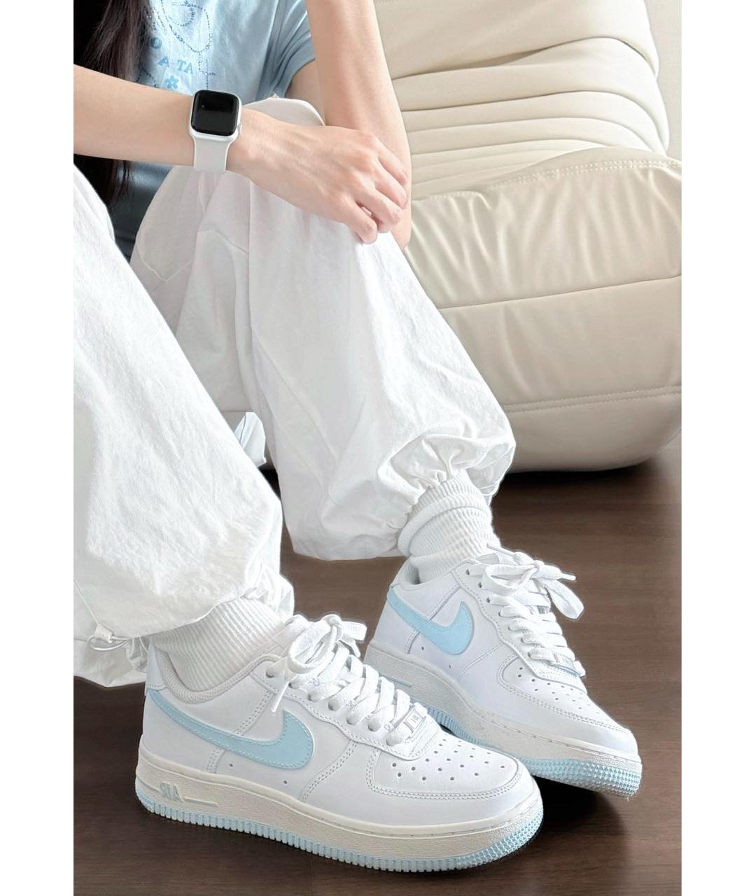 NIKE Белые низкие кроссовки / кеды, фото 3