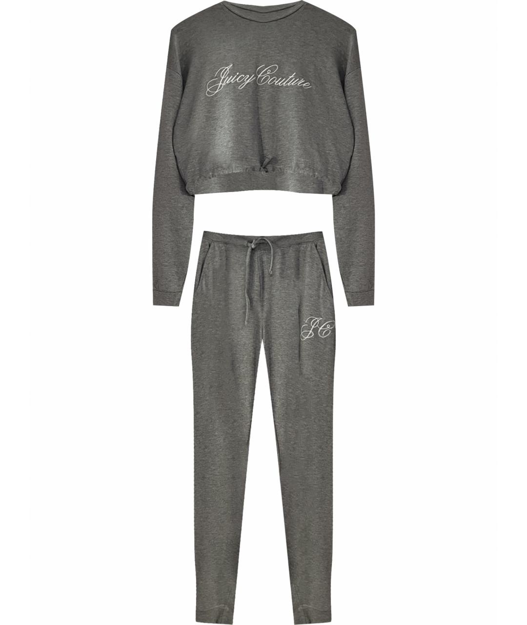 JUICY COUTURE Серый вискозный спортивные костюмы, фото 1
