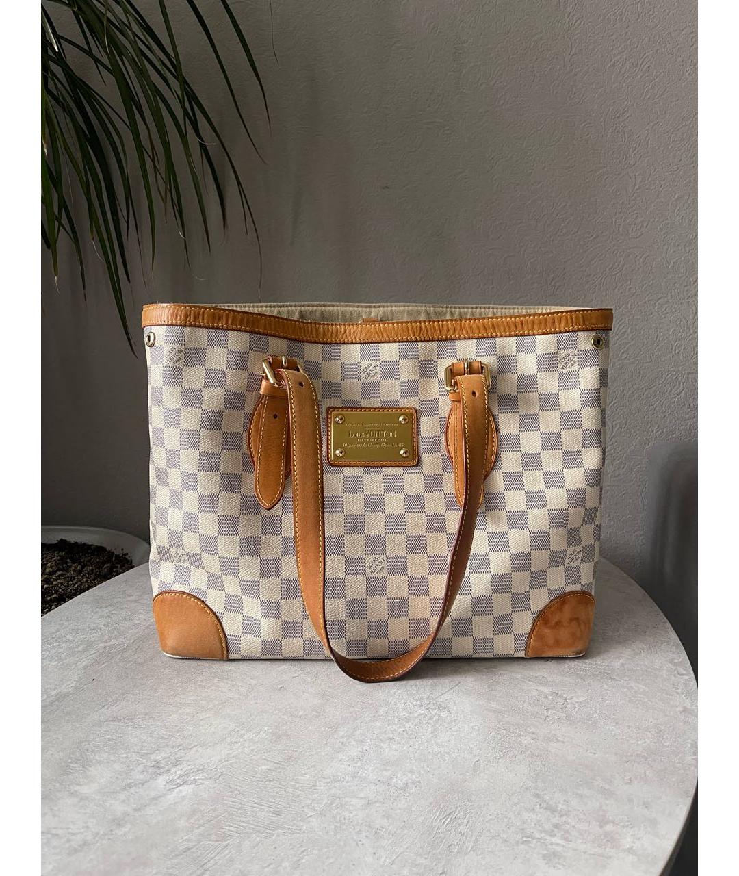 LOUIS VUITTON Серая сумка тоут, фото 9