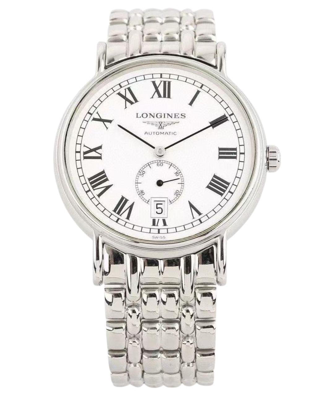 LONGINES Серебряные стальные часы, фото 1