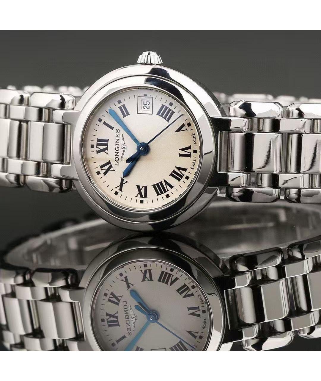 LONGINES Серебряные часы, фото 5