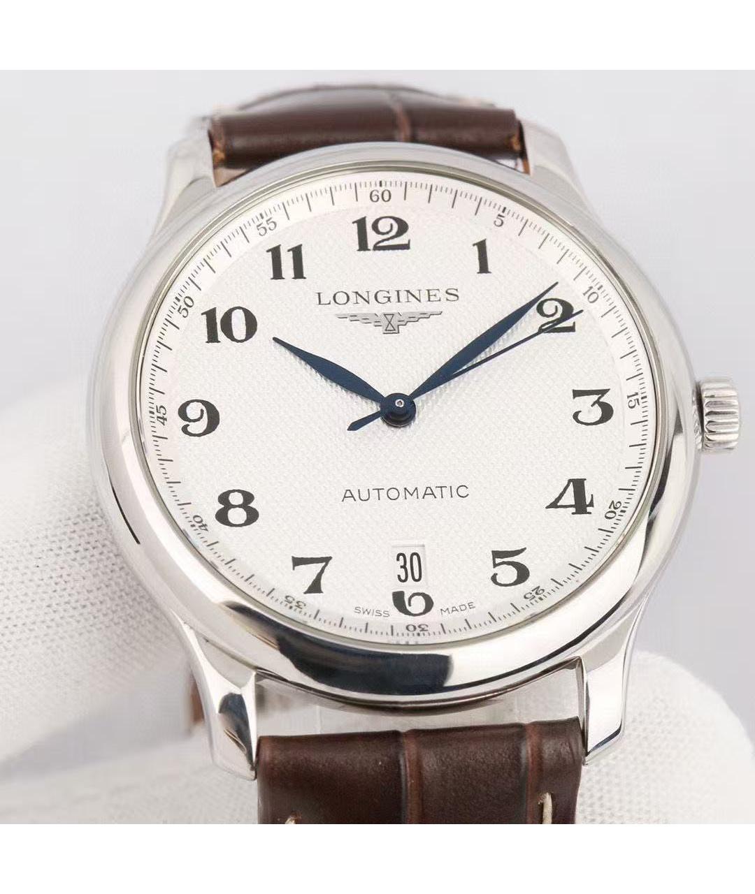 LONGINES Серебряные часы, фото 5
