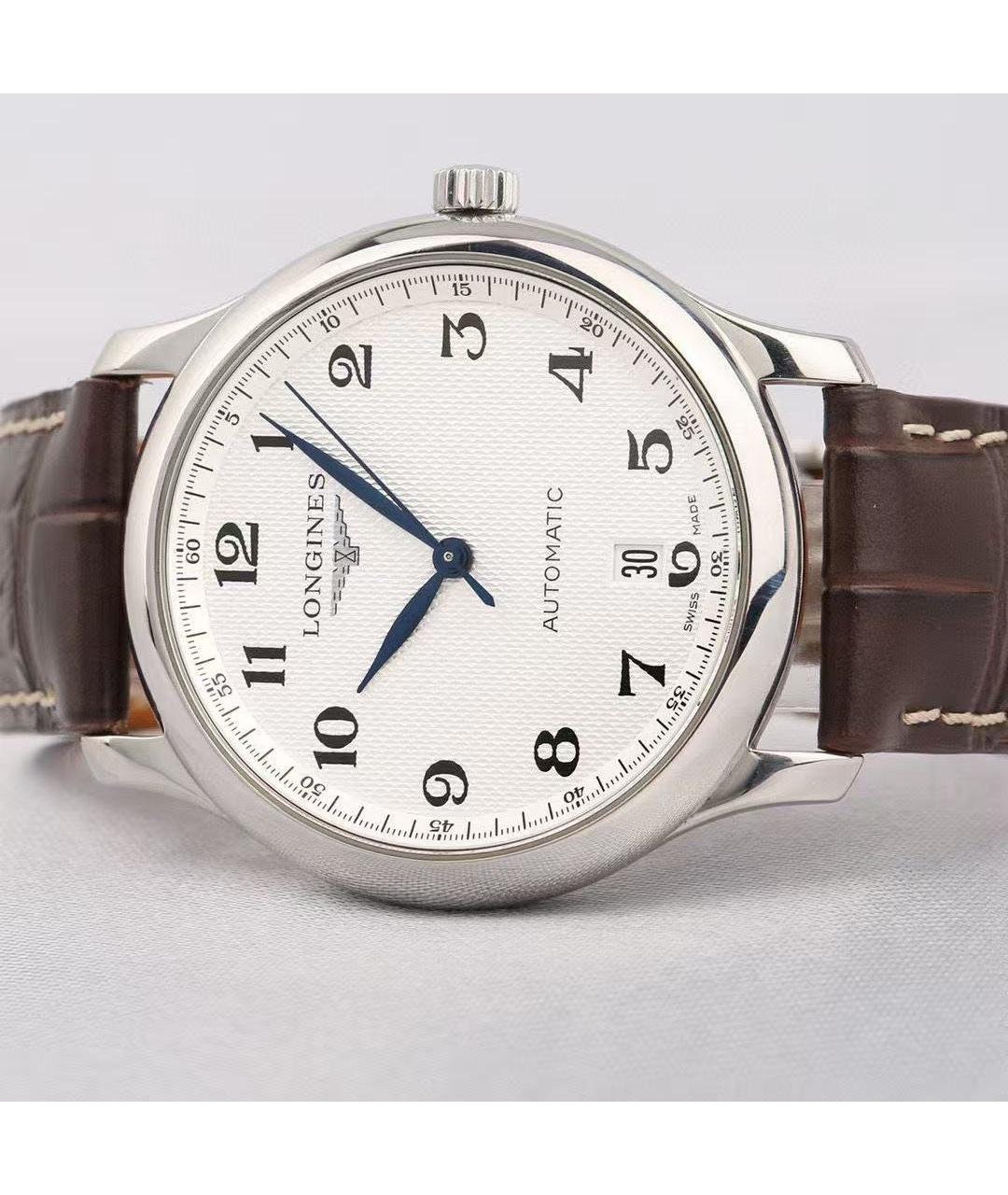 LONGINES Серебряные часы, фото 4