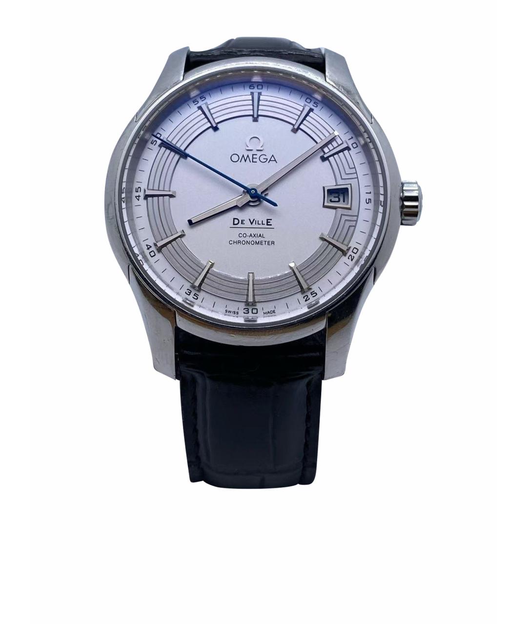 OMEGA Серебряные стальные часы, фото 1