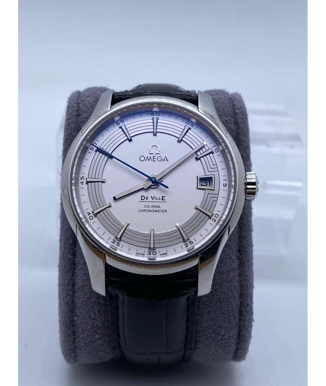 OMEGA Серебряные стальные часы, фото 4