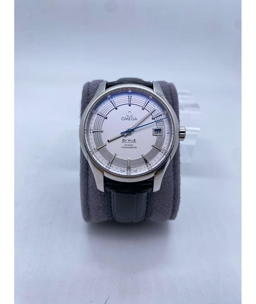 OMEGA Серебряные стальные часы, фото 3