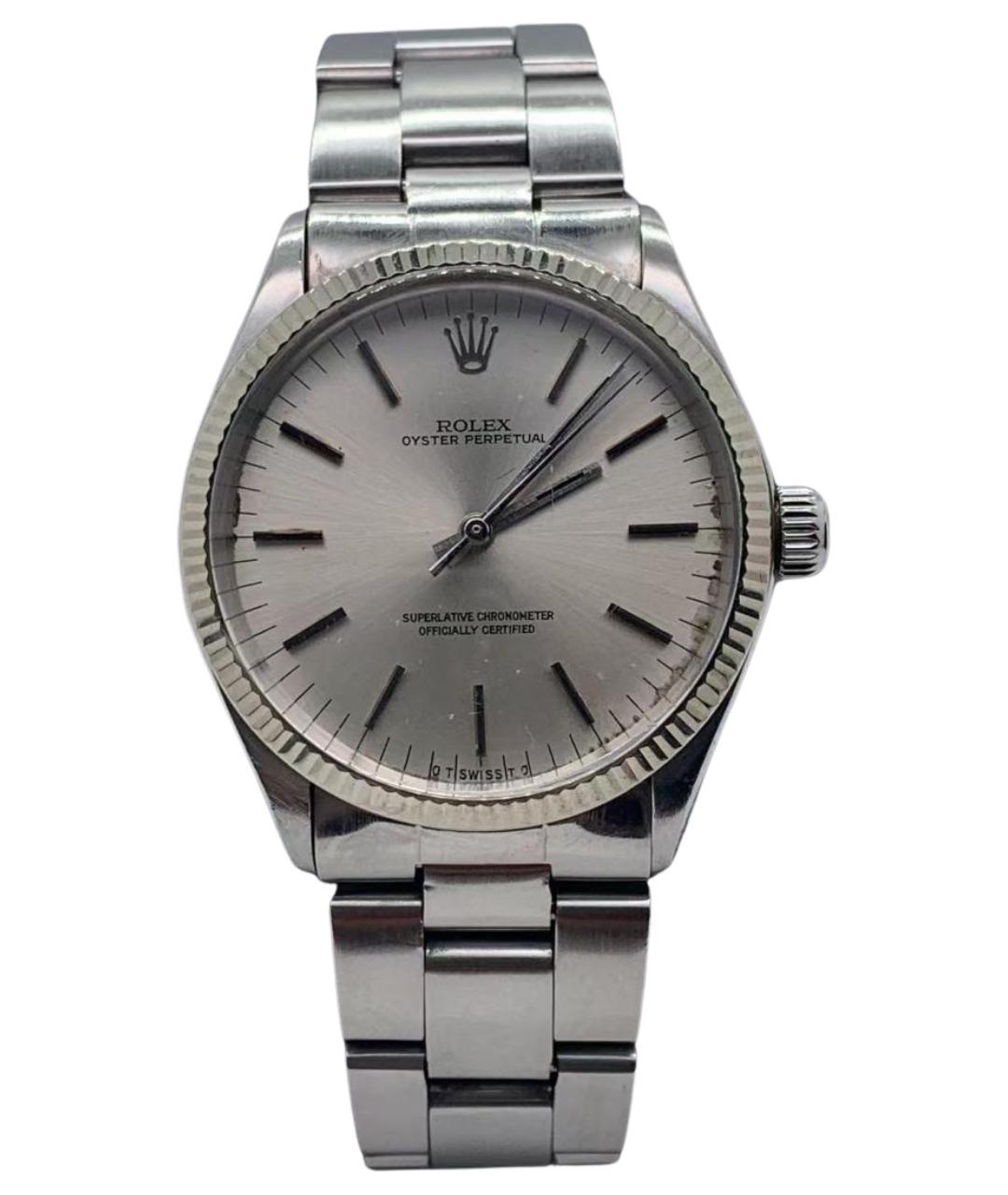 ROLEX Серебряные часы, фото 1