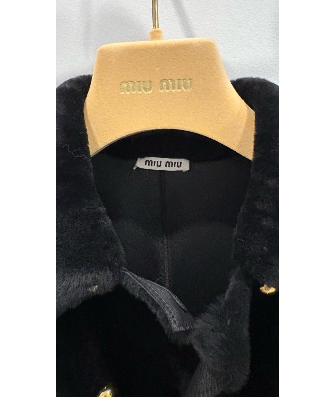 MIU MIU Мульти меховая дубленка, фото 3
