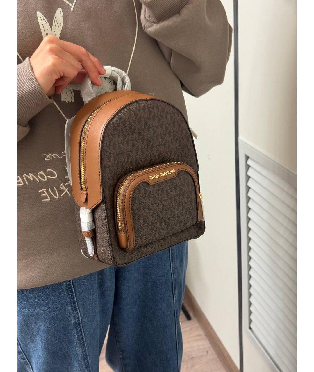 MICHAEL KORS Коричневый рюкзак, фото 2