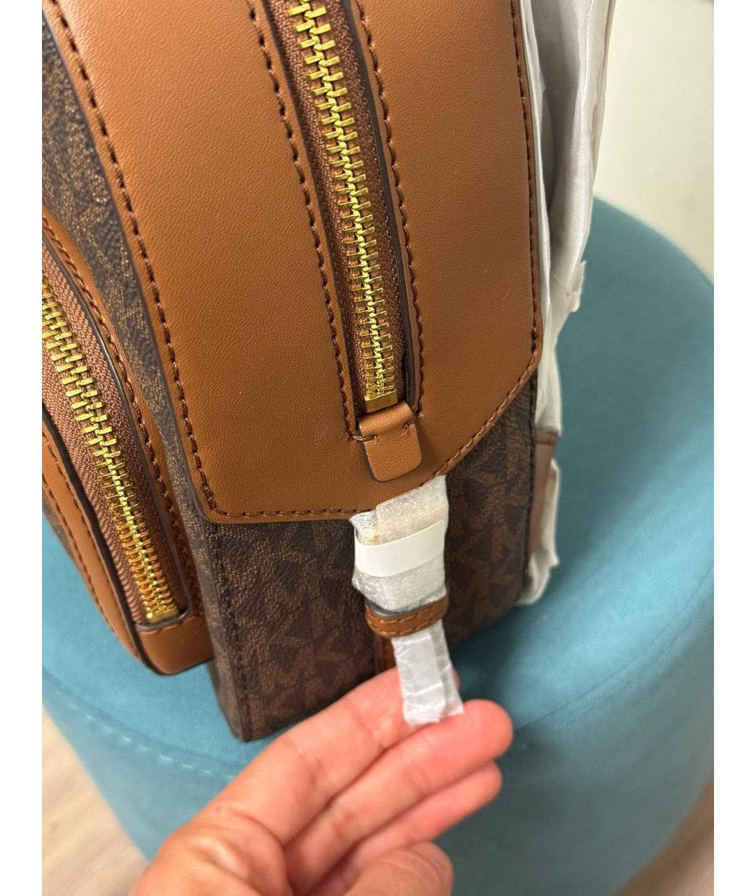 MICHAEL KORS Коричневый рюкзак, фото 4