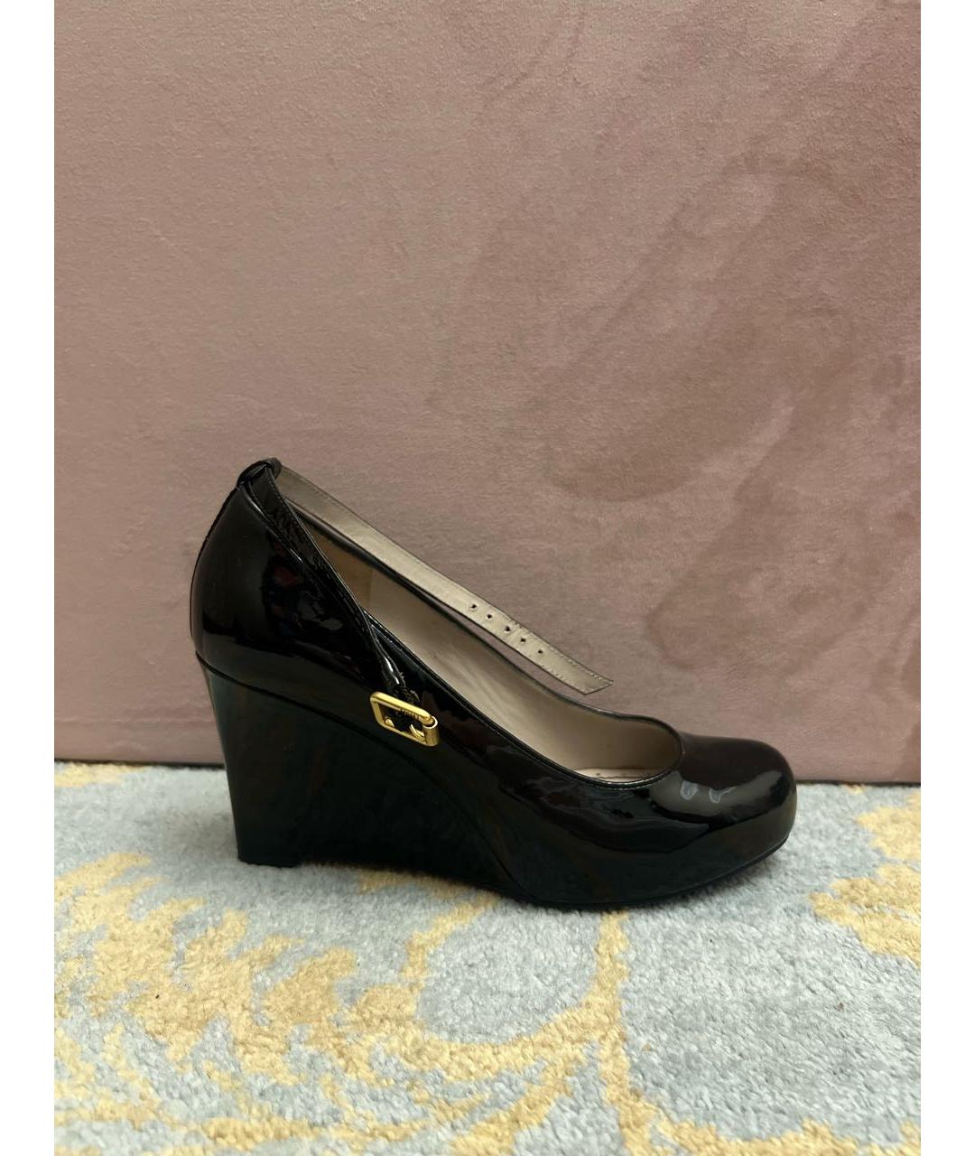 MARC BY MARC JACOBS Черные туфли из лакированной кожи, фото 6