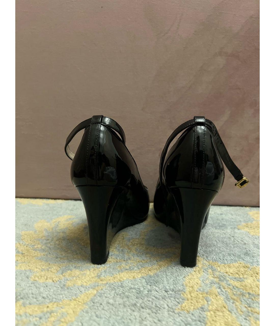 MARC BY MARC JACOBS Черные туфли из лакированной кожи, фото 4