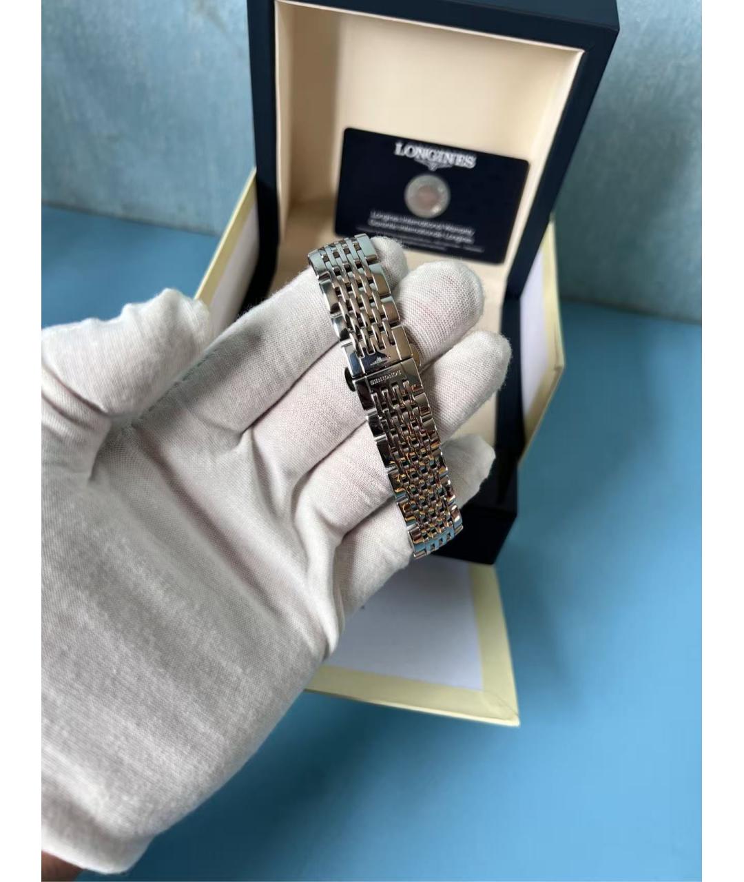LONGINES Серебряные стальные часы, фото 3