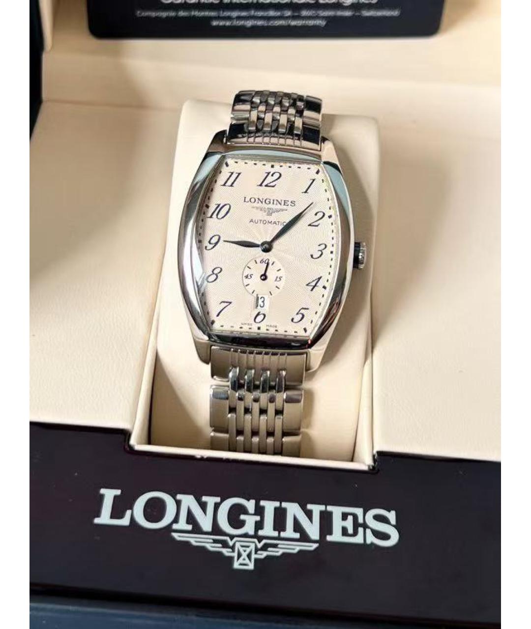 LONGINES Серебряные стальные часы, фото 2